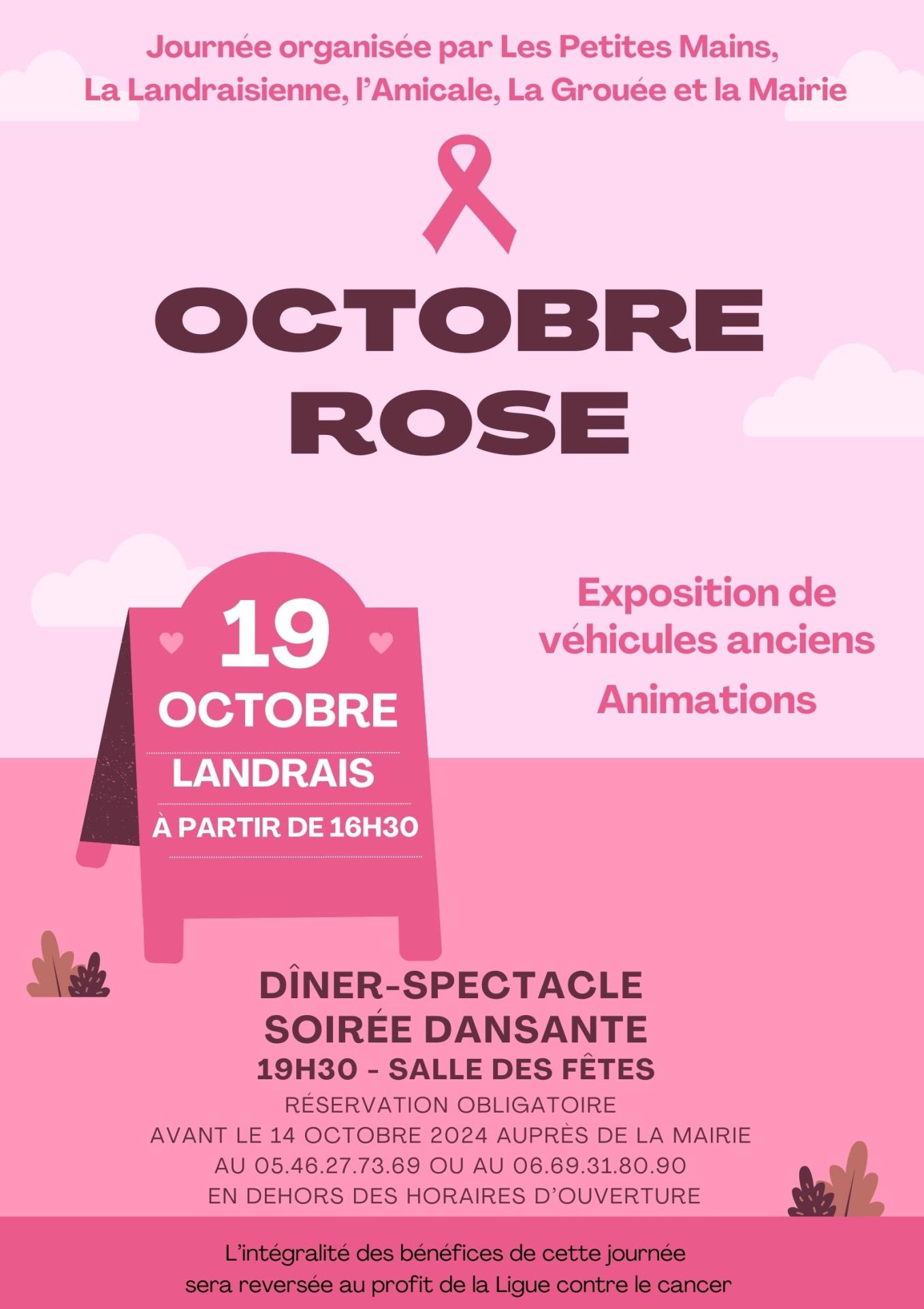 Affiche octobre rose 2024