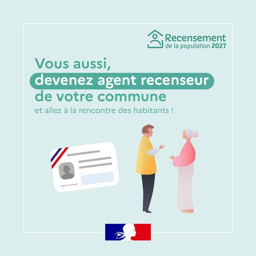 Devenez agent recenseur