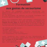 Formation aux gestes de secourisme 2025