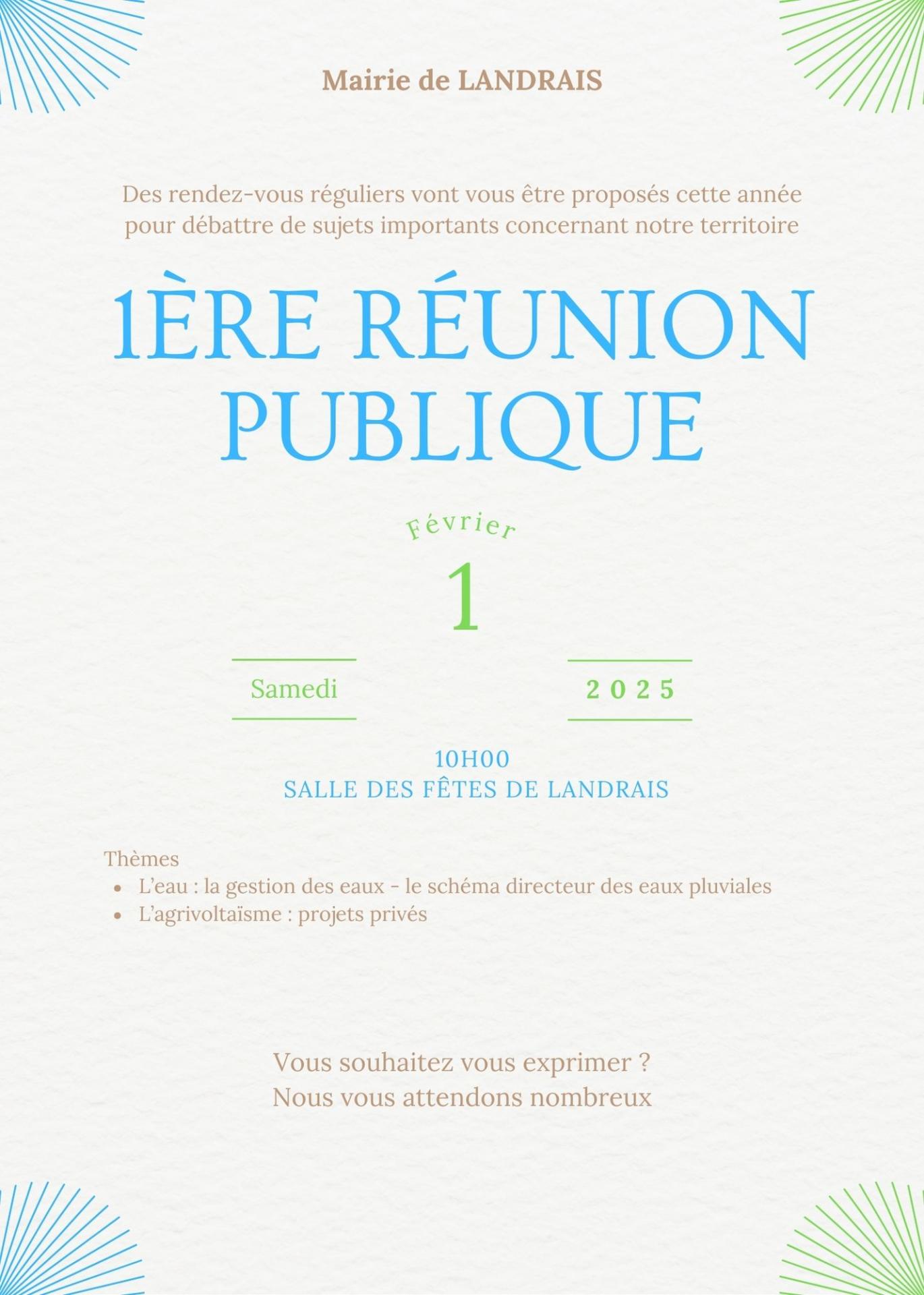 Invitation reunion publique 01 02 2025