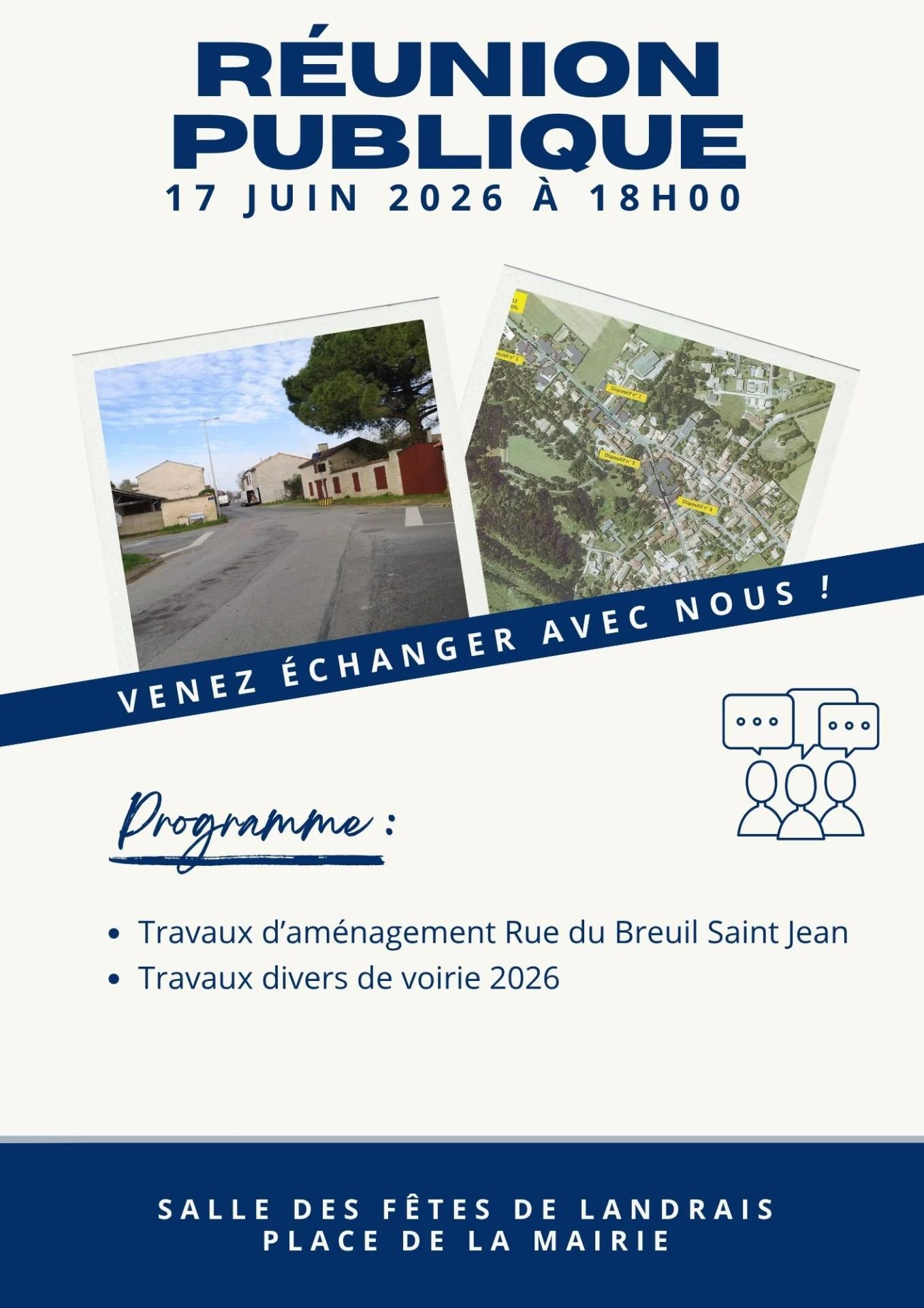 Travaux amenagement voirie
